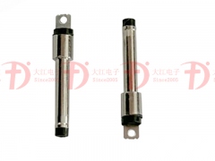 23507TV20.5L鍍鎳黑膠音叉插頭安規DC頭